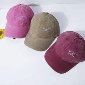 F031016刺绣款男女同款纯棉怀旧软顶时尚百搭清爽舒适可水洗棒球帽