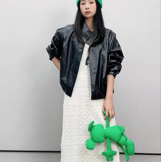 老米优品🎈5-7天预售！高品质！韩国同款《软糯蛋白皮夹克外套》又美又飒百搭王皮衣外套！带防尘袋发货~ WT260310A 商品图8