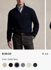 【秒杀价已调 直接拍】原单 Polo Ralph Lauren 男士半拉链绞花针织毛衣 美式复古的温暖质感 商品缩略图9