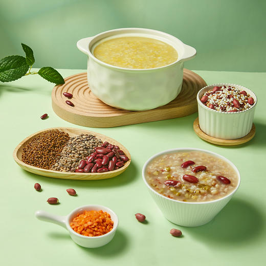 【凤品优选】燕之坊21日有机杂粮粥2.1kg 五谷粗杂粮八宝粥米月子粥儿童早餐粥组合粥料 商品图2