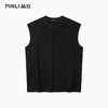 PINLI品立2026夏季新款男宽松圆领无袖短袖T恤上衣潮GD262111012 商品缩略图8