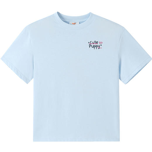 女童圆领短袖针织衫夏季新款安奈儿童装EG621760 商品图5