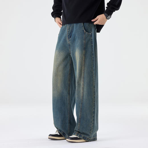 新热卖！【弯刀牛仔裤】百搭显高 不挑身材 不卡裆部 耐穿耐磨 抗皱不易掉色 商品图9