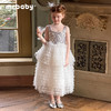 mr.baby女童亮片网纱公主裙白色蛋糕裙蓬蓬裙生日表演礼服连衣裙 商品缩略图2