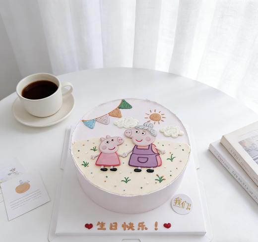 多款式~小猪佩奇可爱手绘蛋糕-低糖处理无添加 商品图2