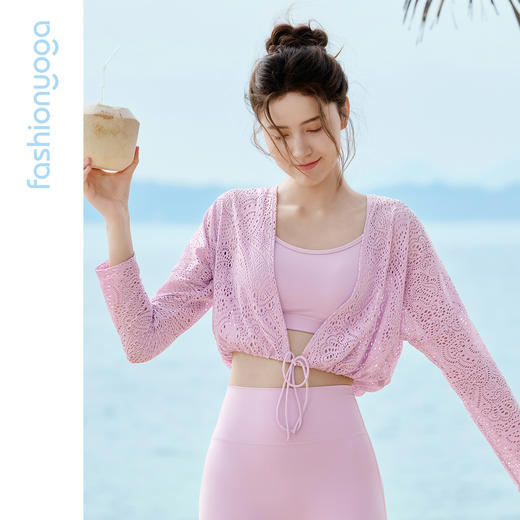 F16320优雅蕾丝长袖外搭 商品图5