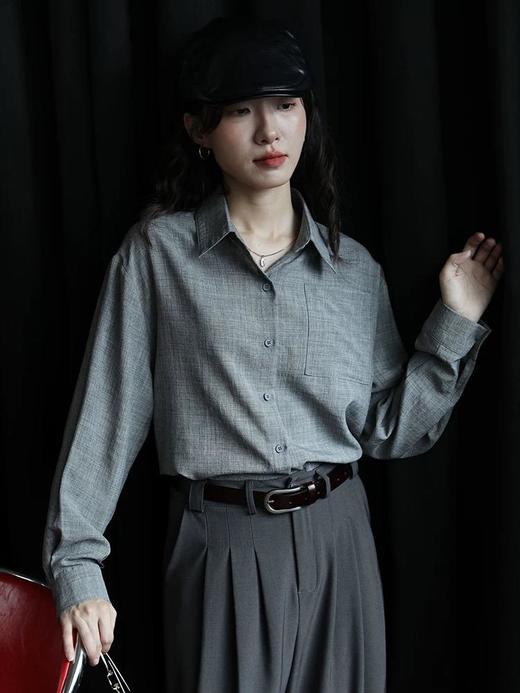 【你好白啊！一眼入迷的绿 复古仙踪衬衫】宽松垂顺，轻薄舒适柔软，百搭文艺复古风! 商品图9