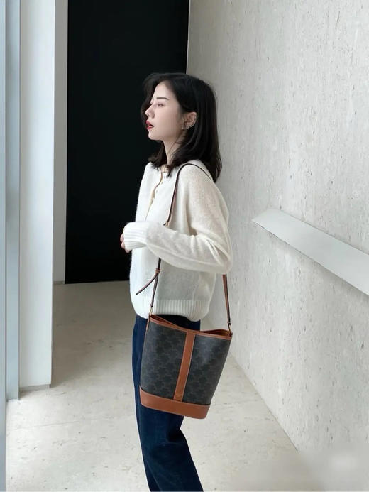 Celine 小号 老花 水桶 斜挎包 商品图2