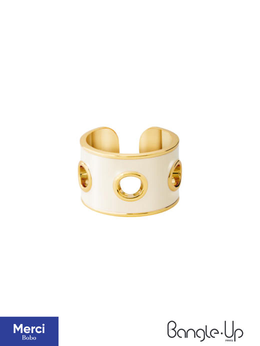 Bangle Up法国小众珐琅首饰 2024春季新款EYELET系列 手镯 手环 戒指 商品图7