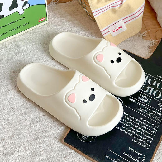 【云上泰富】&【壹半麦合】可爱狗狗柔软凉拖鞋 吊牌价:158元2双 活动价:39元2双 商品图3