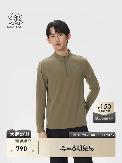 F031048吸湿速干T恤S-Functional男女半拉链长袖速干衣 商品图13