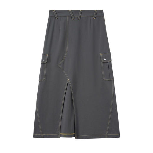 ONIARAI/鬼洗26春夏新黑标石器时代蝴蝶绣花针织工装长裙26A9401 商品图4