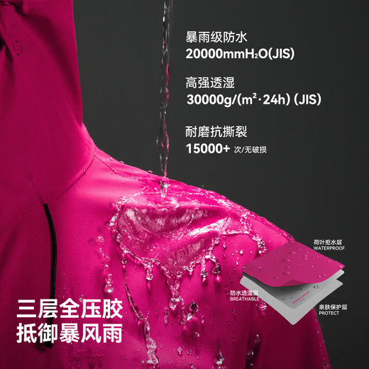 【赵露思同款】伯希和岩壳硬壳冲锋衣防风登山服 商品图1