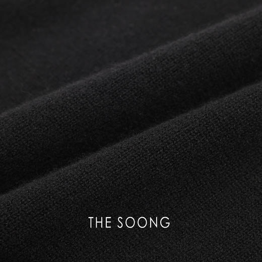 THESOONG"优雅糯感"纯羊毛细腻雾面肌理感无袖坎肩毛衣HWMJ8661 商品图2