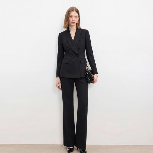 IWY/高级感黑色西装套装女职业正装商务风气质通勤面试工作服CP2756 商品图3