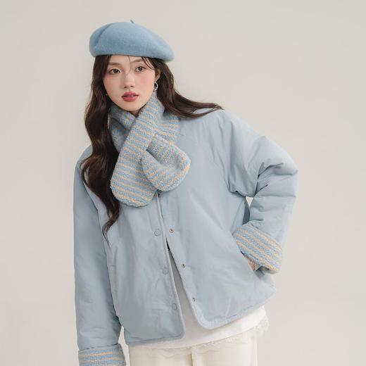 【北海道风两穿羊羔毛棉服外套 赠围巾】怎么穿都有面 冬季韩系两面棉衣棉服 商品图4