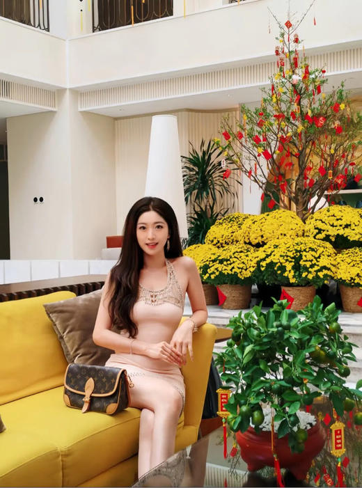 LV 老花 黑肩带 Diane 法棍包 商品图3