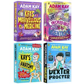 【赠原声音频】Adam Kay凯的神奇医学搞笑科普书4册 Kay's Anatomy/10-year-old doctor/Kay's Incredible Inventions