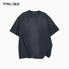 PINLI品立2026夏季男装宽松圆领落肩重磅纯棉水洗渐变短袖T恤潮牌GD262111024 商品缩略图4