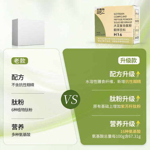 【升级款】全食物日记 大豆复合蛋白肽肽粉固体饮料300g 商品图1