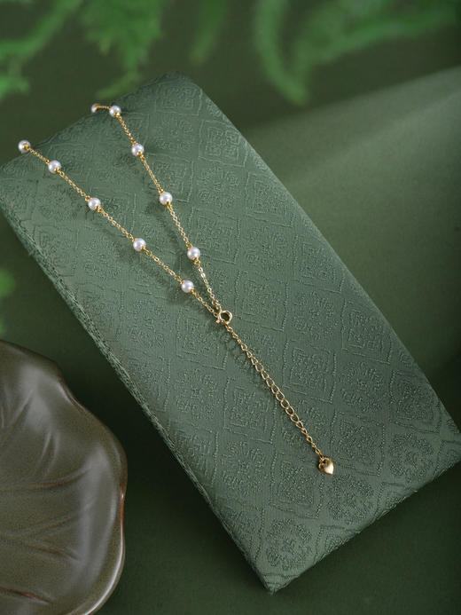 子佩集【四叶星辰】珍珠惜王妃项链【XXXL019】镀金四叶草2602 商品图5