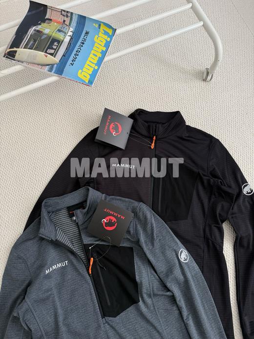 猛犸象Aenergy Light 男士户外高弹力半拉链套头中层夹克 商品图3