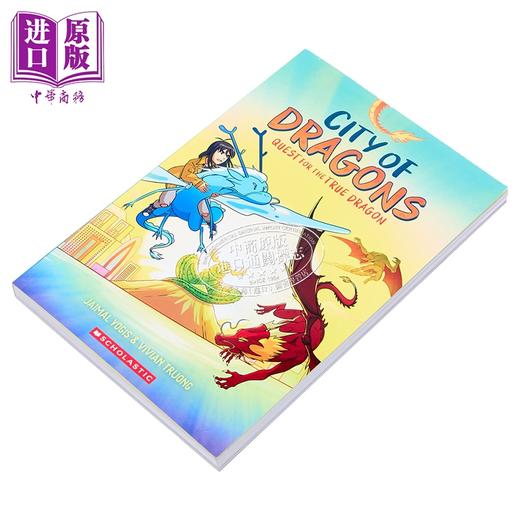 预售 【中商原版】龙之城3 寻迹真龙 图画小说 中级阅读 Quest for the True Dragon 英文原版 Jaimal Yogis 商品图1