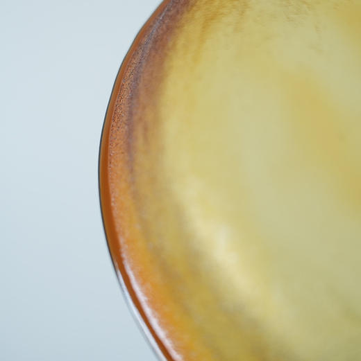 法国Aroroc Sierra岩石纹琥珀玻璃餐盘 未使用保存品 X1489 商品图3