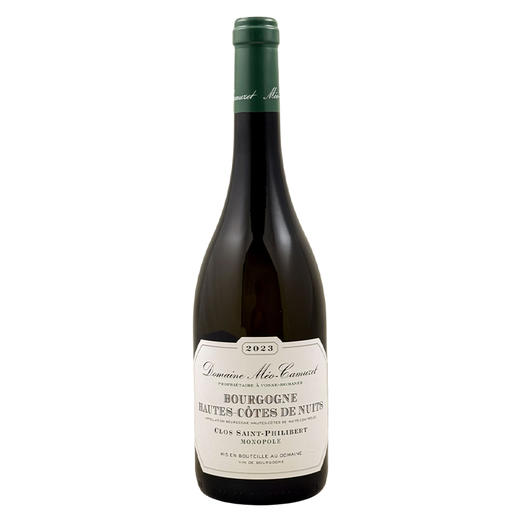 【大贸行货】2023 Meo-Camuzet Bourgogne Hautes-CotesNuits Blanc Clos Saint-Philibert Monopole凯慕思酒庄上夜丘（独占园）白 商品图2