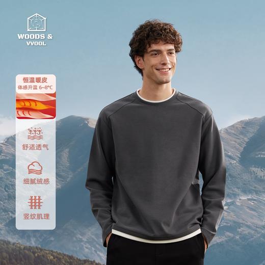 春日新光集 WOODSWOOL丛绒男装诺沙克假两件肌理感长袖 商品图0
