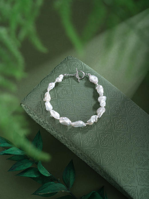 子佩集【心海涟漪】银S925珍珠惜王妃手链【QJSL009】巴洛克2602 商品图4