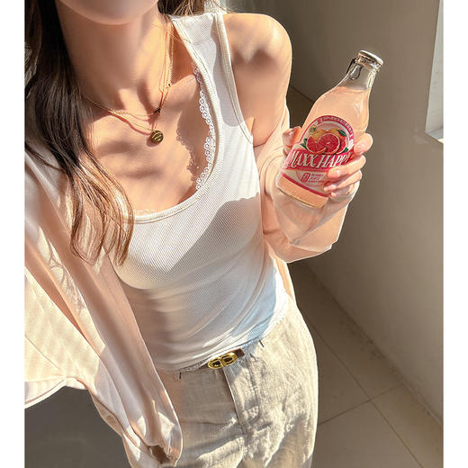 【云上泰富】&【壹半麦合】蕾丝花边U领吊带 吊牌价:298元2件 活动价:69元2件 商品图3