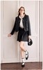 香y同款小香风miu系灰色毛呢外套/短裙/衬衫三件套 商品缩略图1