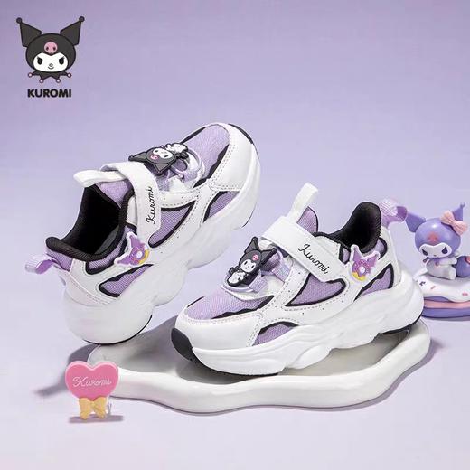 库洛米女童运动鞋春秋季新款户外软底防滑透气女孩儿童休闲鞋605083-KD 商品图0