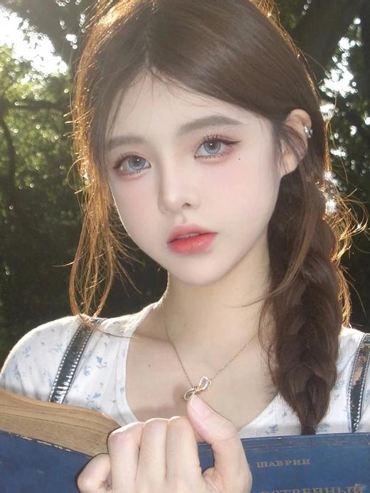 水呼吸新款钻石男孩/镜光小樱/可可奶咖/小粉珠/巴斯慕斯/粉黑幻境/溏心蛋/麻球棕美瞳彩色隐形眼镜年抛 商品图10