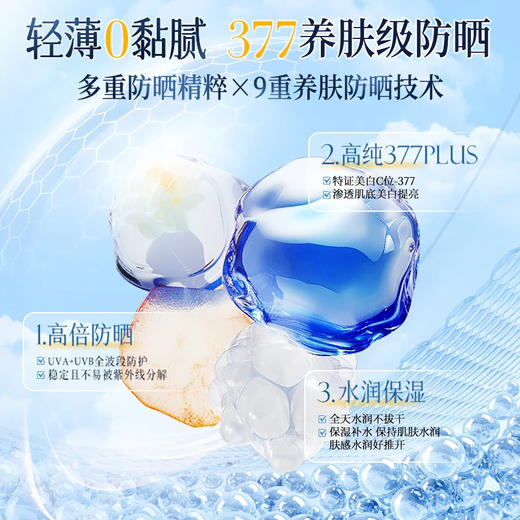 【买二送一❗️美白隔离防晒霜】1瓶=防晒+隔离＋美白精华，3步骤做好防晒 面部/全身皆适用，温和不刺激，防晒霜夏季防紫外线隔离霜L 商品图3
