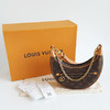【95新】LV路易威登LOOP系列M81098棕色老花LOOP月牙包豌豆包单肩腋下包女士090326AK14 商品缩略图1