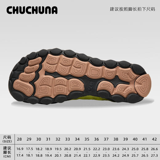 【代发】CHUCHUNA丘丘纳水陆两栖快速排水两穿吸湿透气户外凉鞋溯溪鞋HOP系列【白色36-42/橘色40-42/绿色31码预售10天发货，绿色31/32/41/42、黑色42预售7天发货】 商品图4