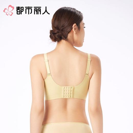 都市丽人内衣塑身内衣AB杯加加厚C杯薄文胸蕾丝内衣5/8杯内衣四排四扣无钢圈LJCAA1 商品图3