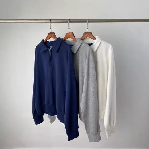 26年早春新款!女款POLO针织时尚百搭小马经典拉链套头复古长袖！ 商品图0