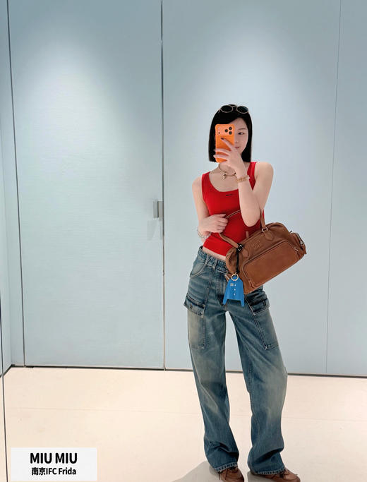 缪缪26Ss新款牛仔工装裤Y2K千禧辣妹神裤（KX） 商品图12