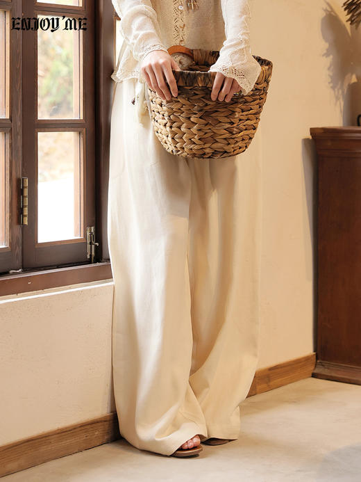 【门店同款】ENJOY春季韩系百搭挂饰休闲裤 169793974 商品图5