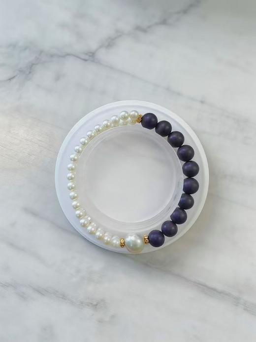 【紫宸香珠手串/戒指】香珠直径0.8cm 珍珠0.4cm 预售 一周内发货 | 大梦香堂 商品图2