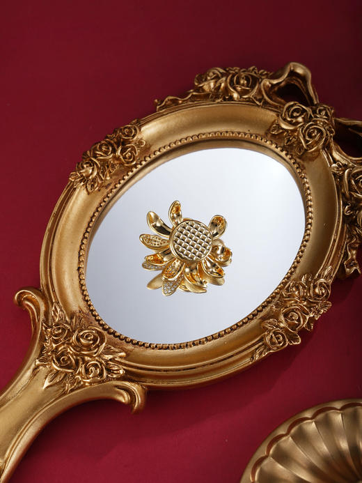 子佩集【夏华佳期】珍珠惜王妃胸针【XXXZ270】镀金菊花2602 商品图3