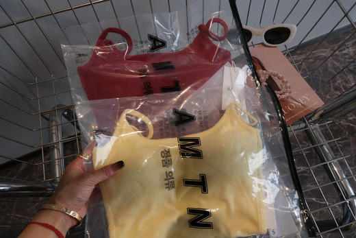 【小吊带胸垫一体 仰囤6件】爆卖10w+】AMTN夏日小吊带高品质团，高弹胸垫一体式吊带 商品图5