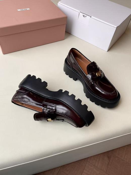 缪缪  圆头套脚金币 乐福鞋 5cm  女款 商品图3