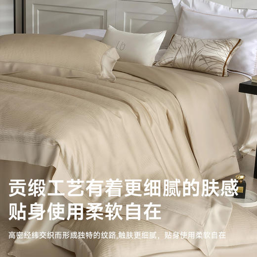 臻品天丝轻奢提花四件套(越光影) 商品图2