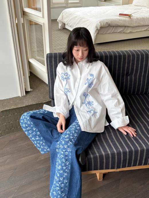 nothe Case布然/NC261812/「轻落藤蔓」双色长袖百搭上衣外套 商品图3