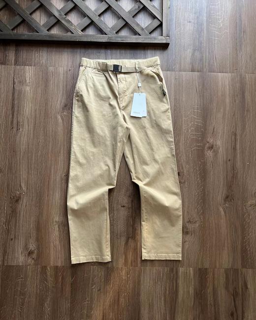 F031046春季新品时尚纯色简约棉质休闲裤宽松男士长裤潮 商品图7