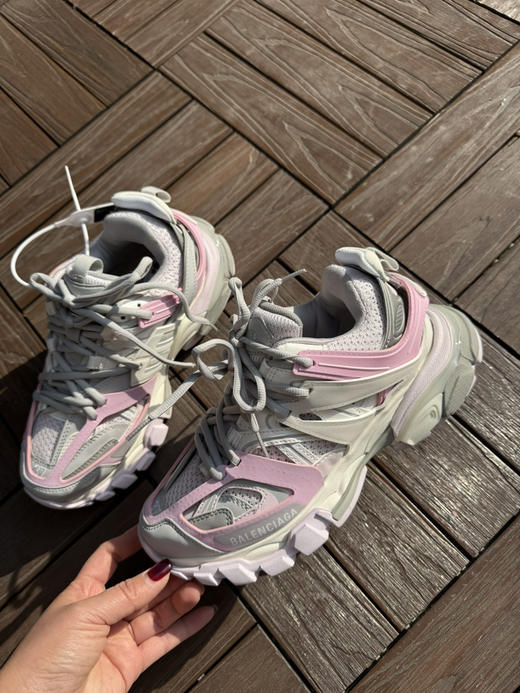 亏清 巴黎家 带灯款 更饱满立体轻便 廓形厚底老爹鞋 情侣款运动休闲鞋 商品图0